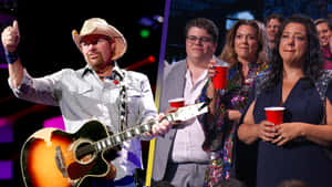 Toby Keith Concert Performanceand Audience Reaction Wallpaper