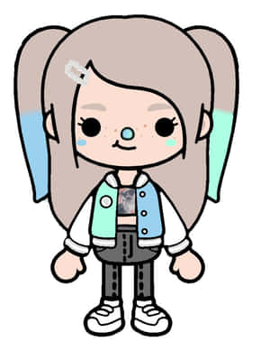 Toca Boca Character Aesthetic Wallpaper