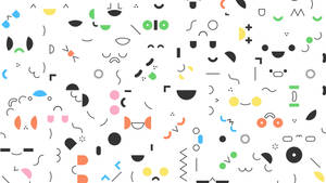 Toca Boca Pattern Art Wallpaper