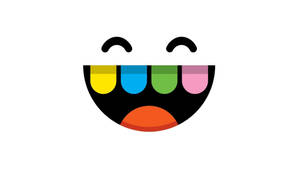 Toca Boca Smiling Logo Wallpaper