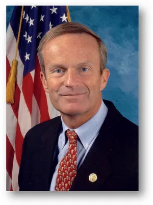 Todd Akin Official Portrait American Flag Wallpaper