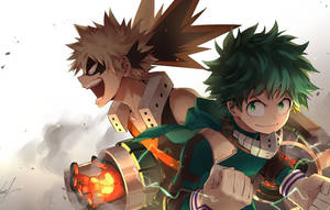 Todobakudeku Anime Drawing Wallpaper