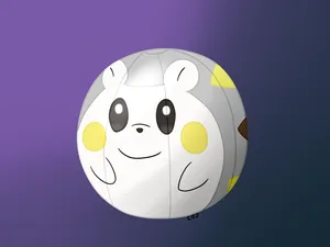 Togedemaru In A Ball Wallpaper