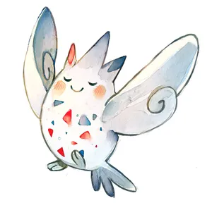 Togekiss Landing Wallpaper