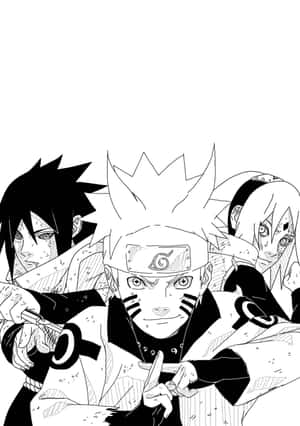 Together, We Are Team 7 Of Naruto Wallpaper