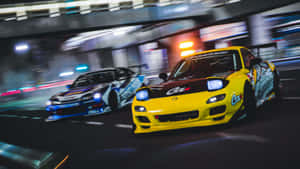 Tokyo Drift Racing Action Wallpaper