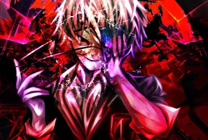Tokyo Ghoul Aesthetic With Ken Hiding Wallpaper
