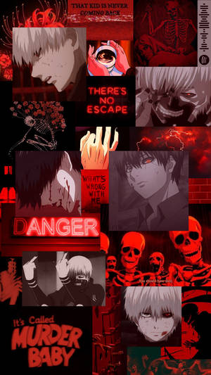 Tokyo Ghoul Aesthetic With Warnings Wallpaper