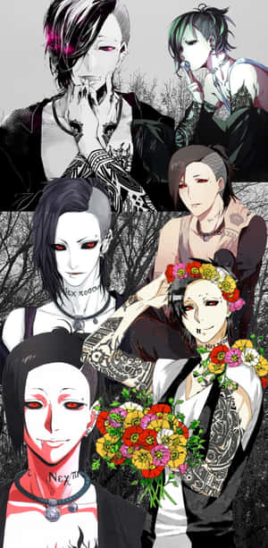 #tokyo Ghoul Uta In Action: Mysterious And Enigmatic Wallpaper