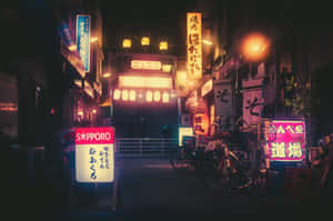 Tokyo_ Nightlife_ Neon_ Signs Wallpaper