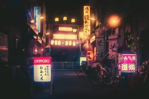 Tokyo_ Nightlife_ Neon_ Signs Wallpaper