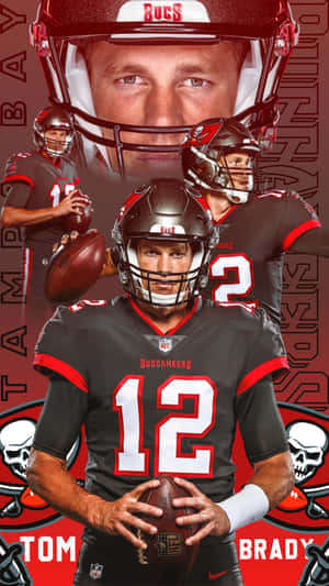 Tom Brady Buccaneers 1080 X 1920 Wallpaper