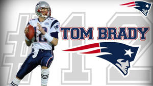 Tom Brady Grey And White Patriots Wallpaper