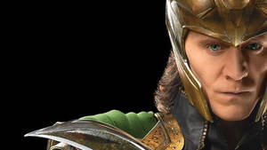 Tom Hiddleson As Loki In Marvel Cinematic Universe Wallpaper