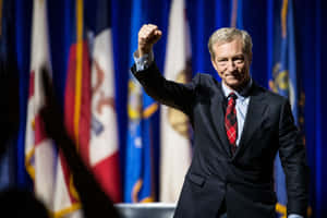 Tom Steyer Hand Fist Wallpaper