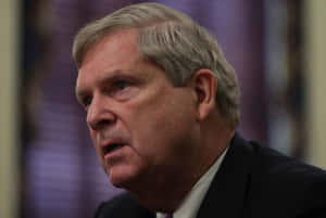 Tom Vilsack Looking Upset Wallpaper