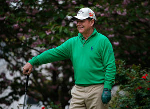 Tom Watson Wearing Green Sweater Wallpaper