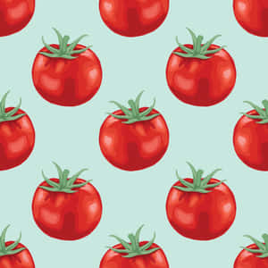 Tomato Fruits Cute Plant Wallpaper