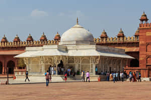 Tomb Of Salim Chishti In Fatehpur Sikri Wallpaper