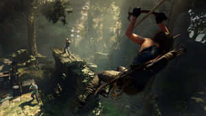 Tomb Raider Symbol - Get Ready For An Epic Adventure Wallpaper