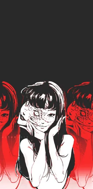 Tomie Dual Face Wallpaper