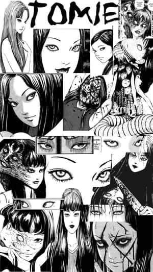 Tomie In Different Images Wallpaper