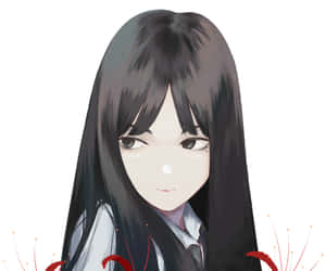 Tomie With Long Hair Wallpaper