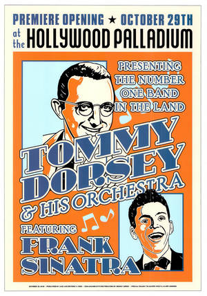 Tommy Dorsey And His Orchestra Frank Sinatra Concert Wallpaper