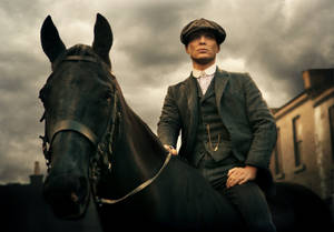 Tommy Shelby 4k Horse Wallpaper