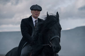 Tommy Shelby 4k Horse Mountain Wallpaper