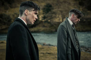 Tommy Shelby 4k Shoreline Wallpaper