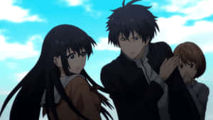 Tomodachi Game Anime Characters Tension Wallpaper