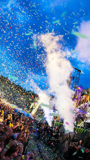 Tomorrowland Confetti Super Blaster Wallpaper