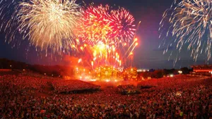 Tomorrowland Fireworks Photography Wallpaper