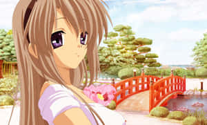 Tomoyo Sakagami, Clannad Anime Series Character Wallpaper