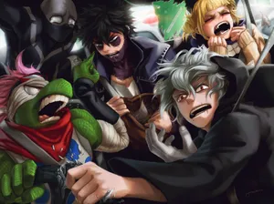 Tomura Shigaraki Showing His True Form Wallpaper