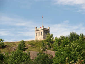 Tonsberg Tower Hilltop Norway Wallpaper