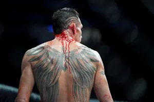 Tony Ferguson Bloody Back Wallpaper