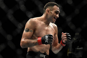 Tony Ferguson Fists Raised Wallpaper