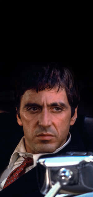 Tony Montana Intense Gaze Wallpaper