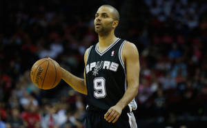 Tony Parker Ball Dribbling Wallpaper