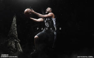 Tony Parker Dark Eiffel Tower Wallpaper