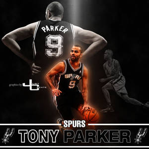 Tony Parker Graphic Art Wallpaper