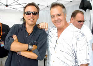 Tony Sirico Posing With A Cigar Wallpaper