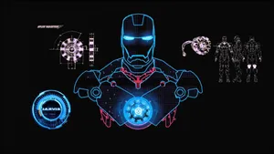 Tony Stark, A Genius Technological Innovator Wallpaper