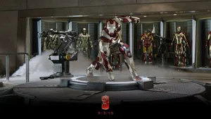 Tony Stark As The Invincible Iron Man Wallpaper