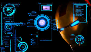 Tony Stark Creations Come To Life With Iron Man Technology Wallpaper