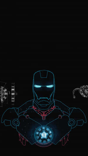 Tony Stark Is Powered By His Innovative And Revolutionary Iron Man Technology Wallpaper