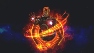 Tony Stark's Iron Man Costume V.2 Wallpaper