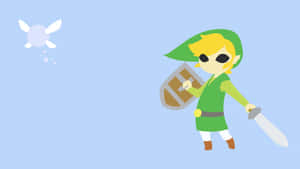 Toon Link Vector Art Wallpaper